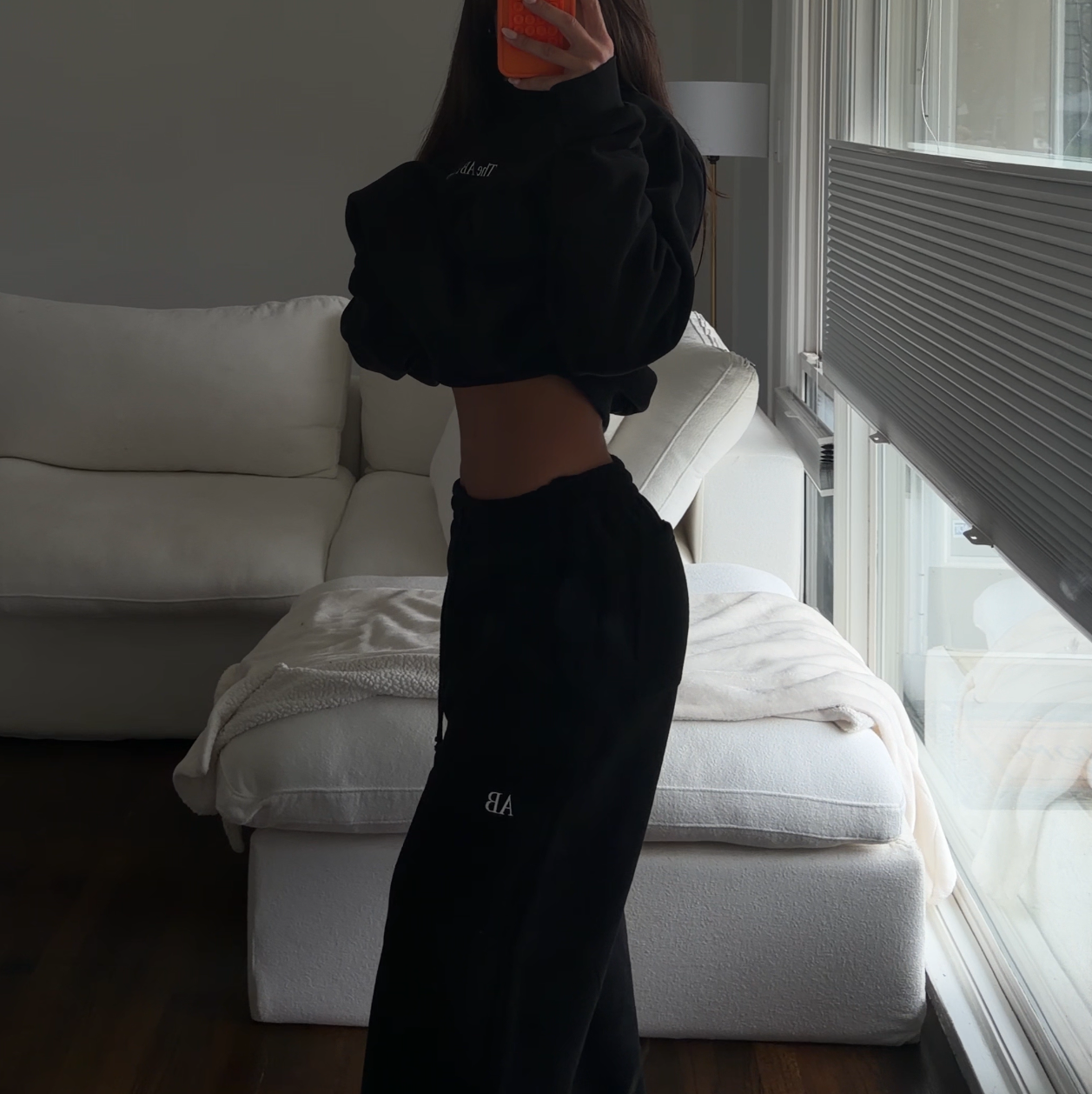 AB Fleece Straight-Leg Sweatpants
