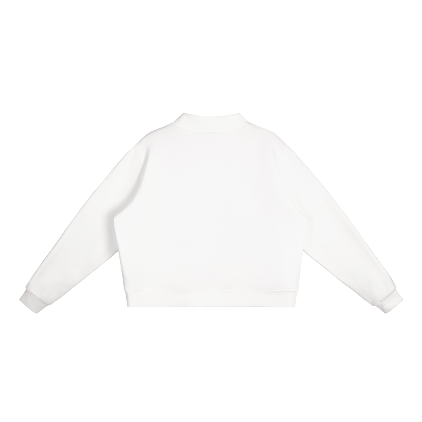 AB Fleece Mock-Neck Crew Sweatshirt