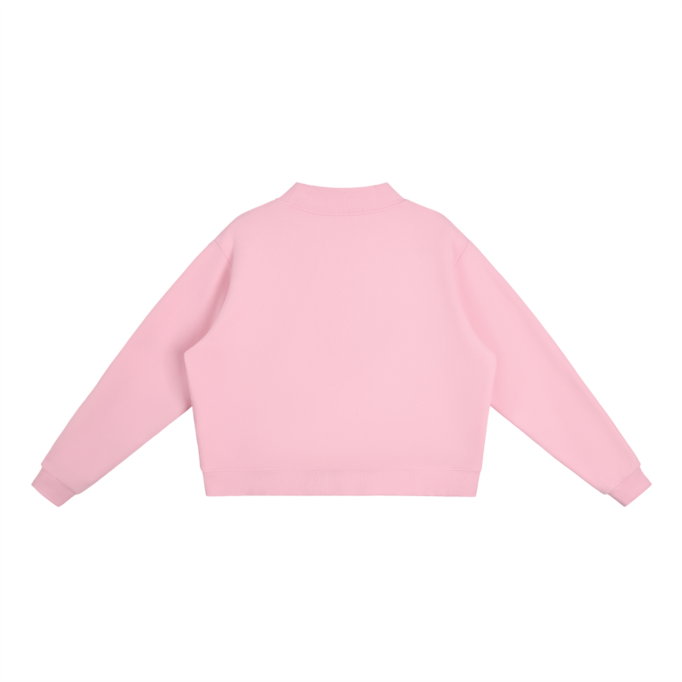 AB Fleece Mock-Neck Crew Sweatshirt
