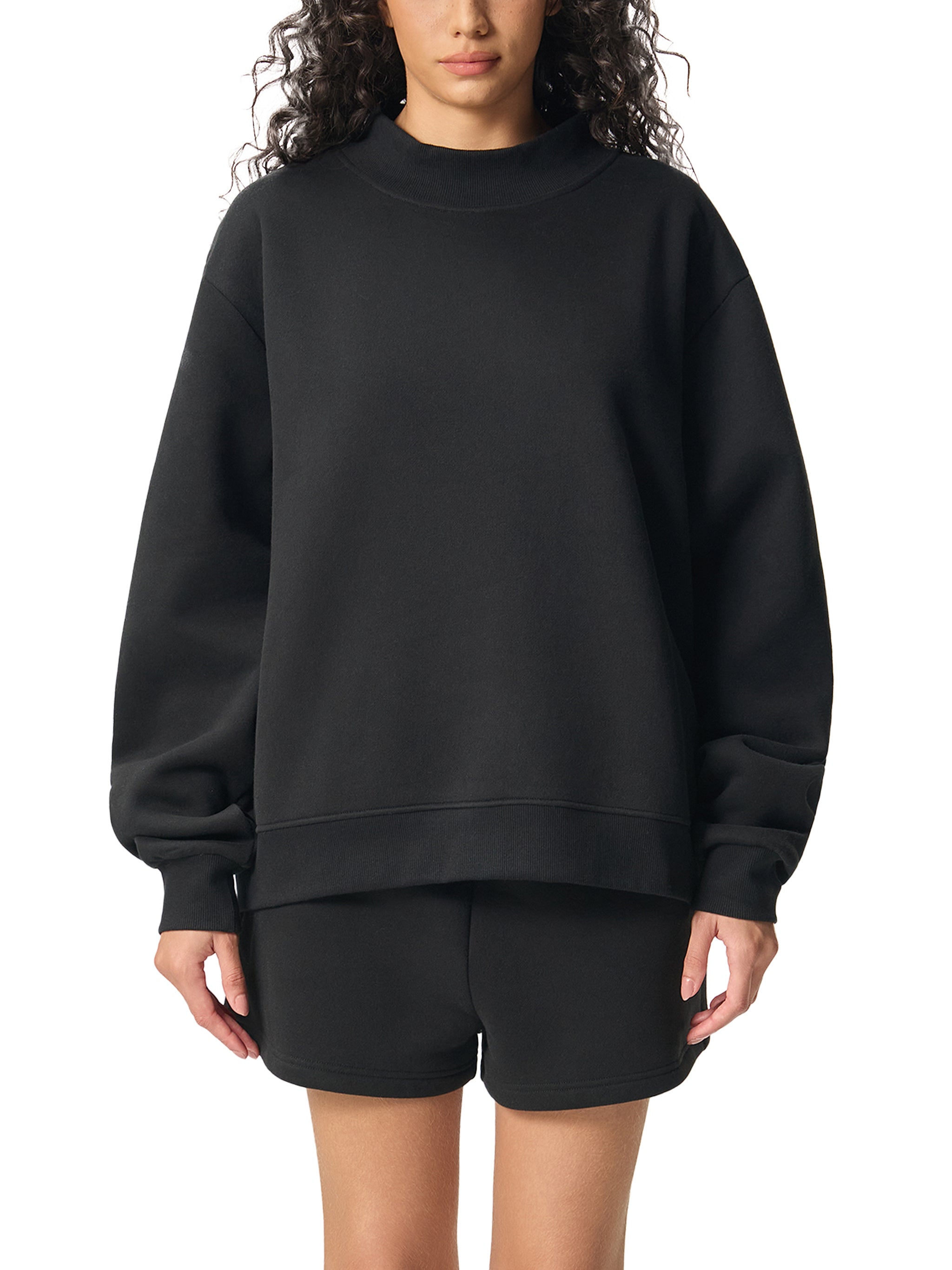 The AB Program Mock-Neck Crew Sweatshirt